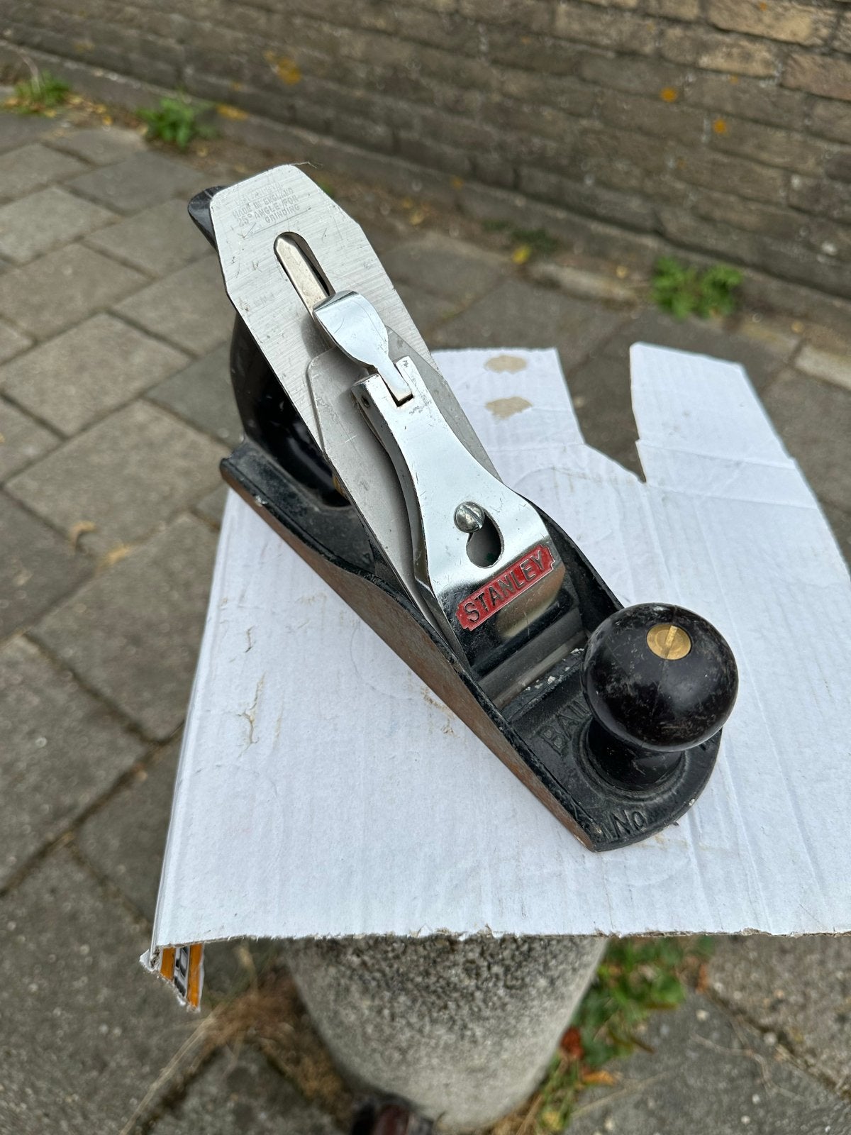 Vintage Stanley Bailey No. 4 schaaf - Houtbewerking, Antiek en Kunst, Ophalen of Verzenden
