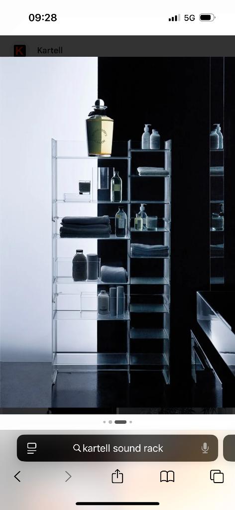 Kartell kast, Ophalen, (Half)hoge kast, 50 tot 100 cm, Minder dan 100 cm