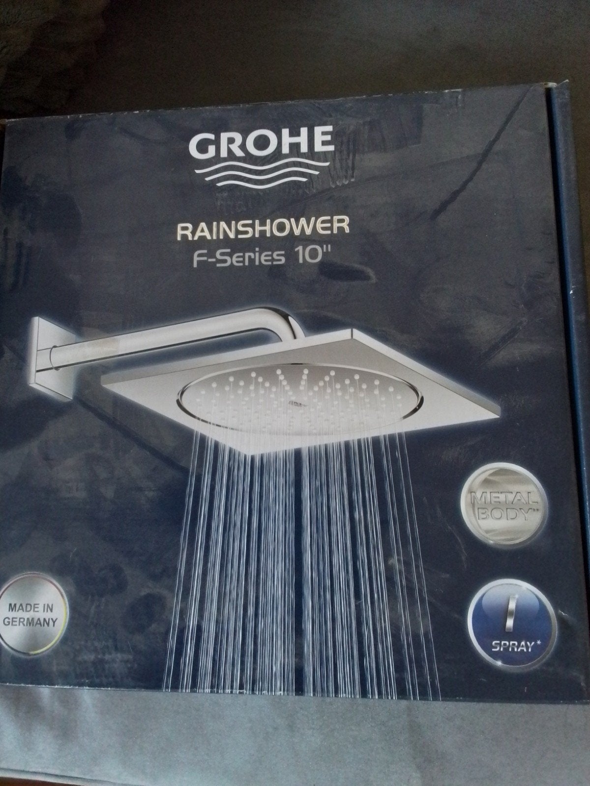 Grohe hoofddouche/regendouche 25x25 cm, Ophalen of Verzenden, Nieuw, Chroom, Douche