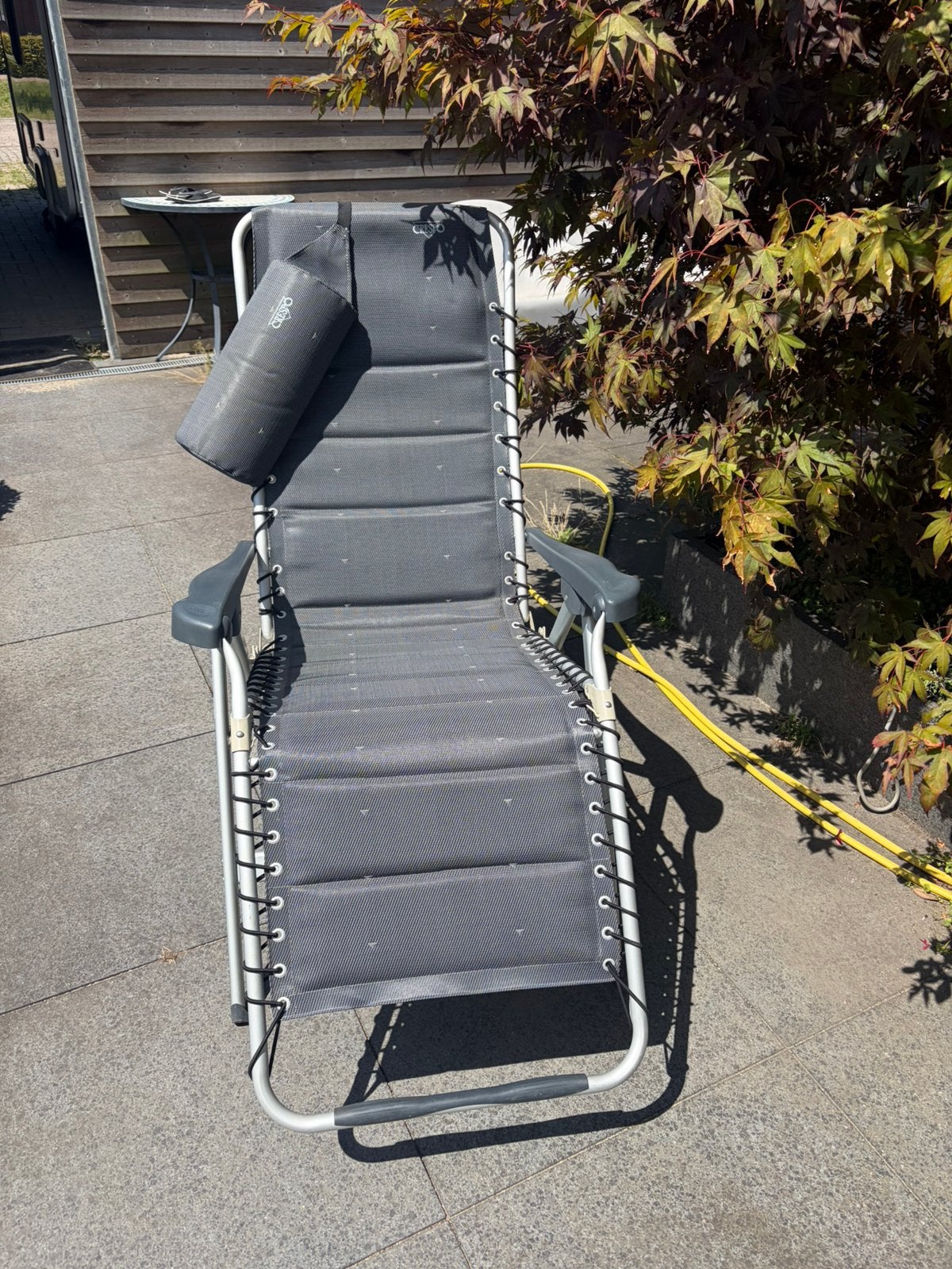 Crespo AL-232 Deluxe relaxstoel voor tuin of camping, Ophalen, Gebruikt, Campingstoel