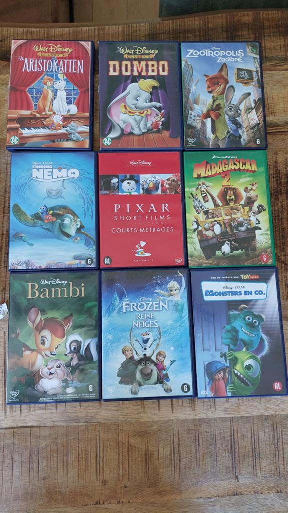 Disney/Pixar DVD collectie: Bambi, Dumbo, Finding Nemo, etc., Avontuur, Gebruikt, Ophalen of Verzenden, Vanaf 6 jaar