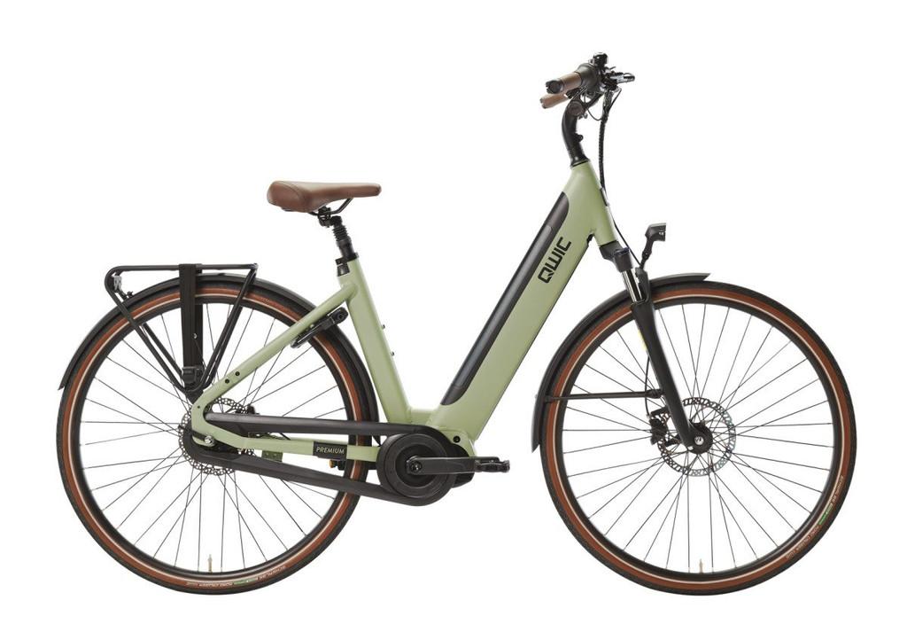 QWIC INTER Plus Dames Khaki Green L 54cm L 2026, Fietsen en Brommers, Elektrische fietsen, Nieuw, Qwic, 51 tot 55 cm