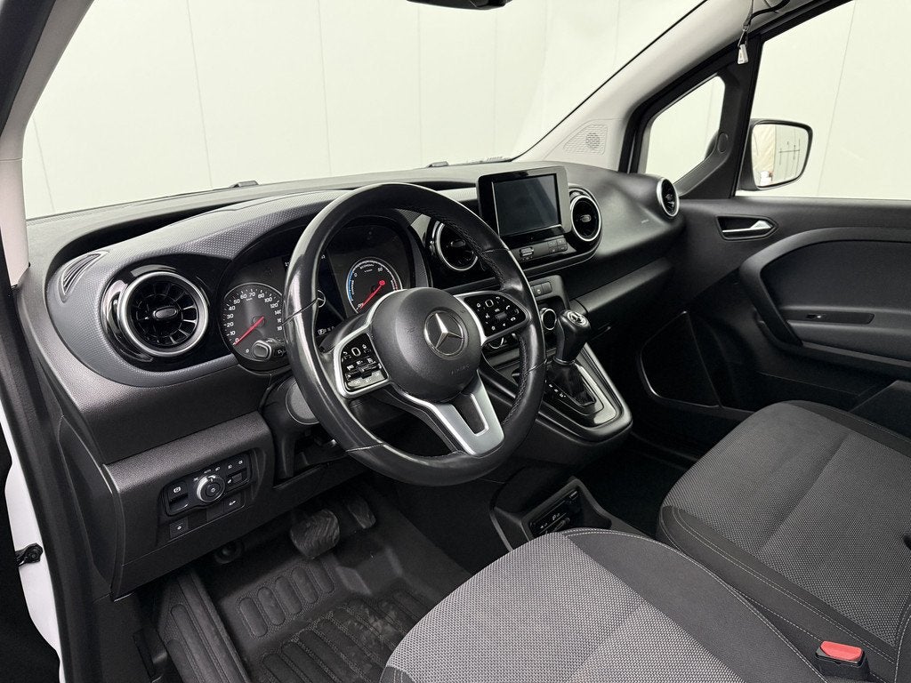 Mercedes-Benz eCitan Business Pro Lang | 3-Zits | Navigatie, Auto's, Bestelauto's, Automaat, Stof, Gebruikt, Zwart