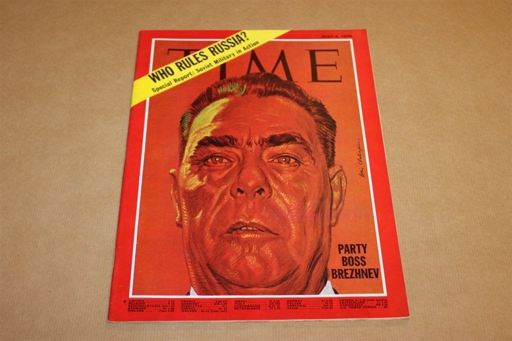 Time magazine - 1970 - Over Breznjev Sovjet Unie, Ophalen of Verzenden, 1960 tot 1980, Knipsel(s)