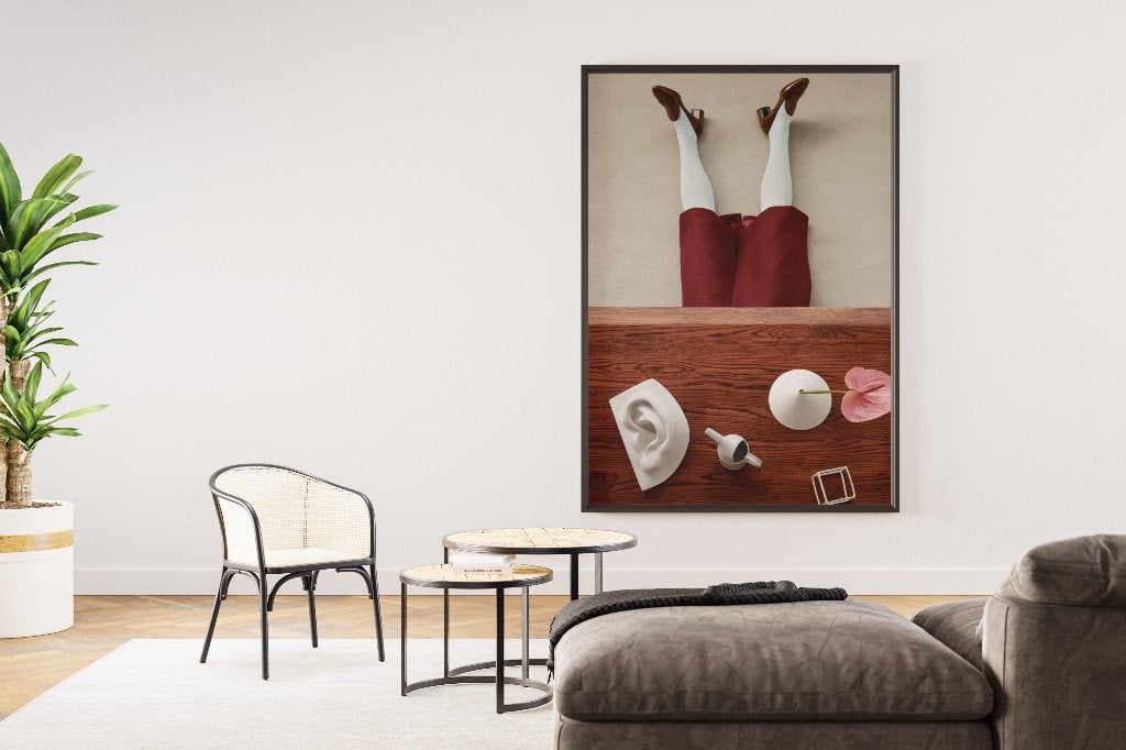 Modern Art Print | Henrik Bülow "Stilleben" | 30x40 cm, Rechthoekig Staand, Nieuw, Ophalen of Verzenden, A1 t/m A3