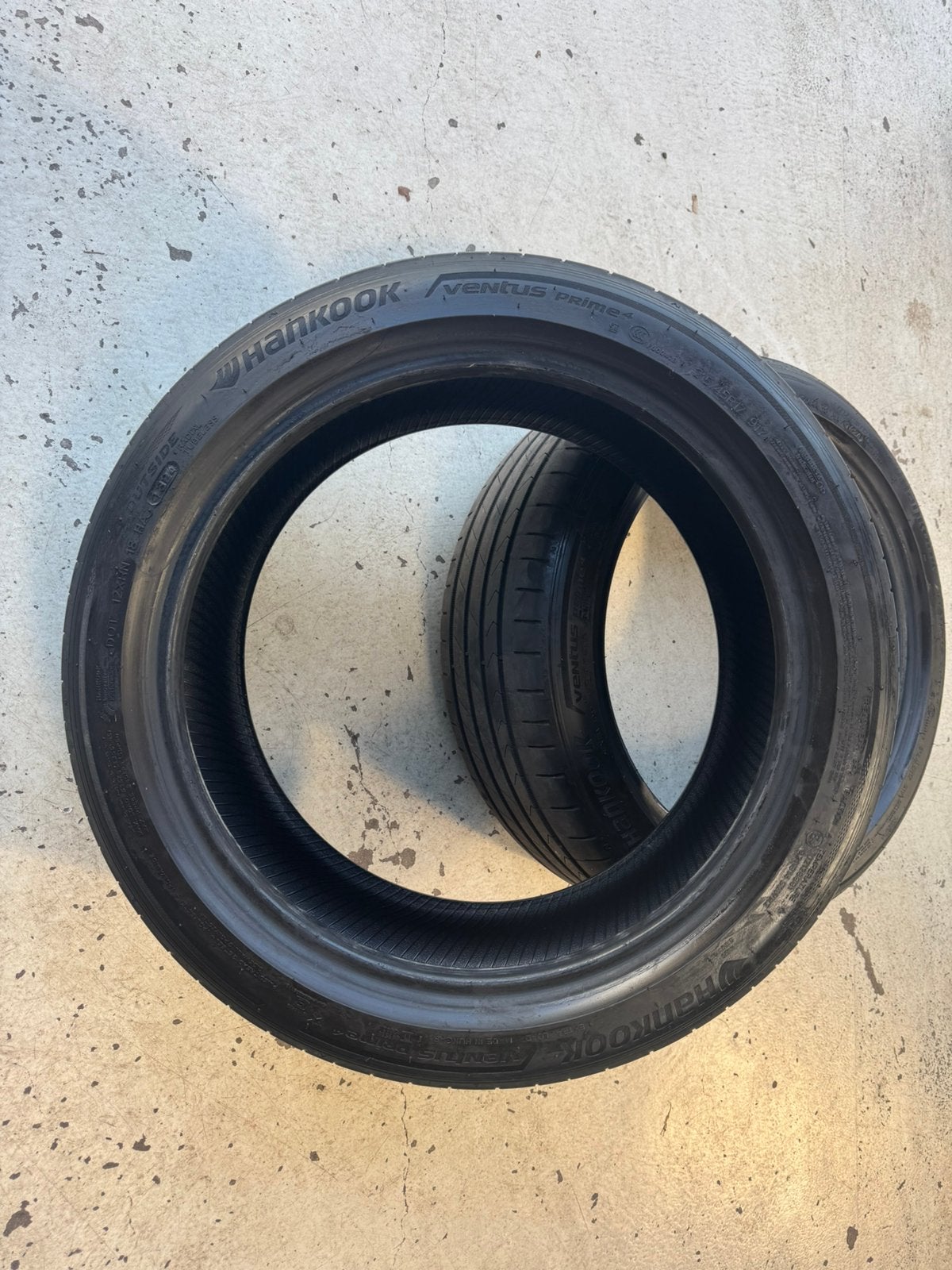 Hankook Ventus Prime 4 zomerset 215/45 R17, Ophalen of Verzenden, Zo goed als nieuw