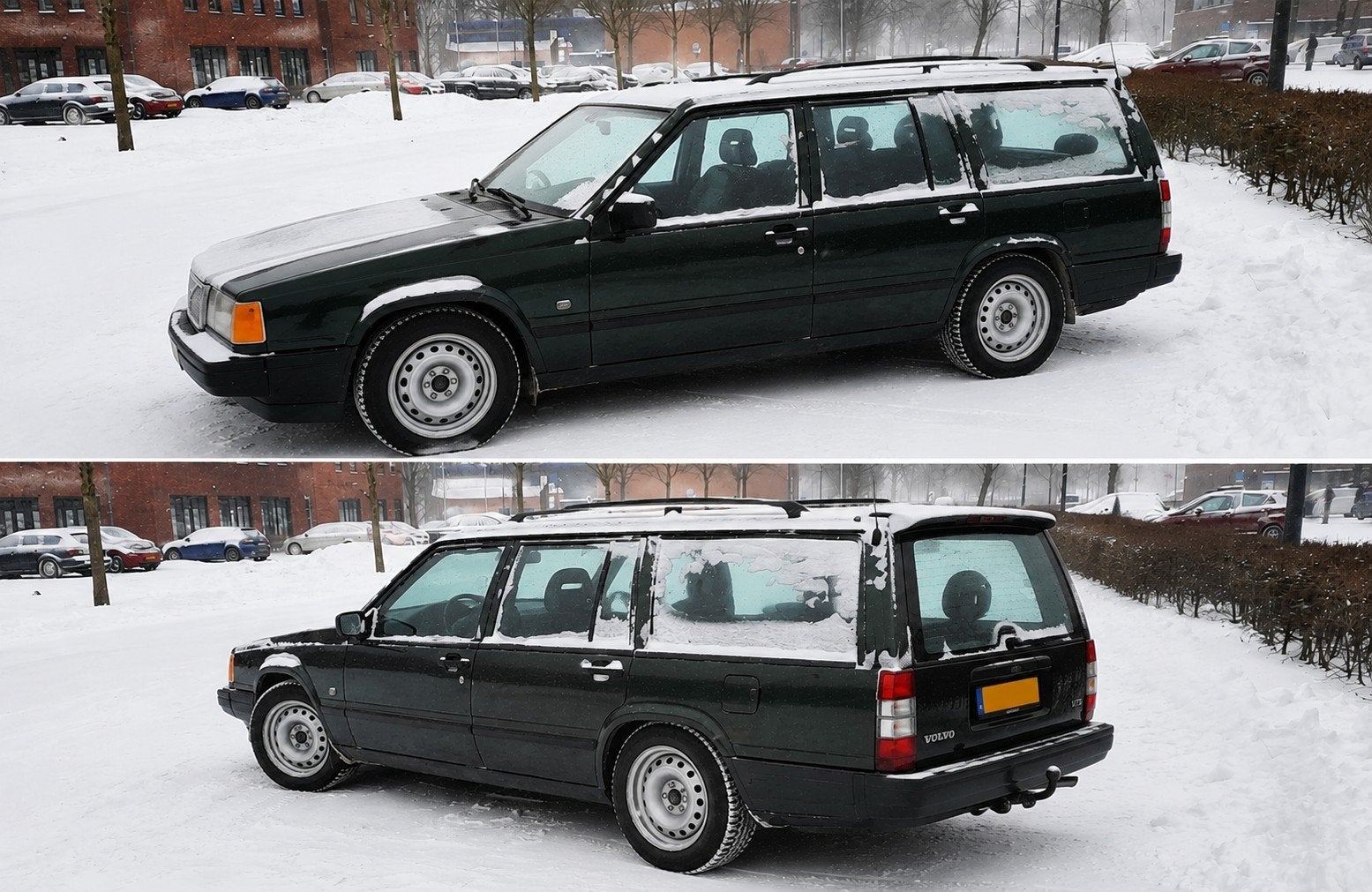 Set stalen velgen Volvo 940 v70 850 s60 s70., Auto-onderdelen, Banden en Velgen, Ophalen, 16 inch, Banden en Velgen, 205 mm