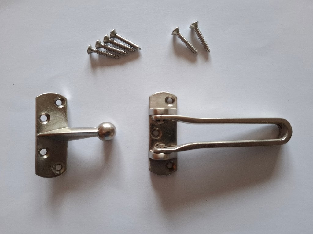 kierstand houder deur, Ophalen of Verzenden, Nieuw, Rvs, Slot