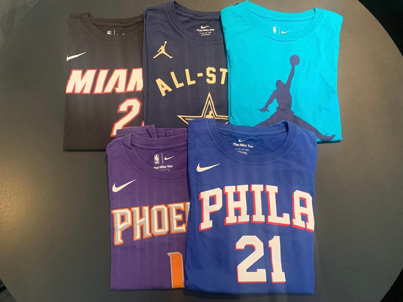 NBA Nike Youth T-Shirts | maat L (14/16, 160-170 cm), Ophalen of Verzenden, Zo goed als nieuw, Kleding