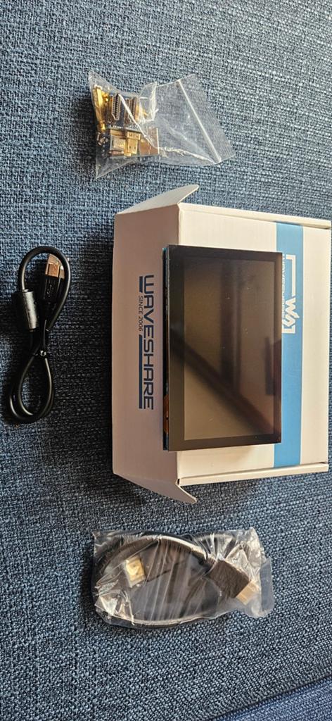 Waveshare 4.3 inch HDMI LCD Touchscreen Display raspberry, HDMI, Waveshare, Touchscreen, Ophalen of Verzenden