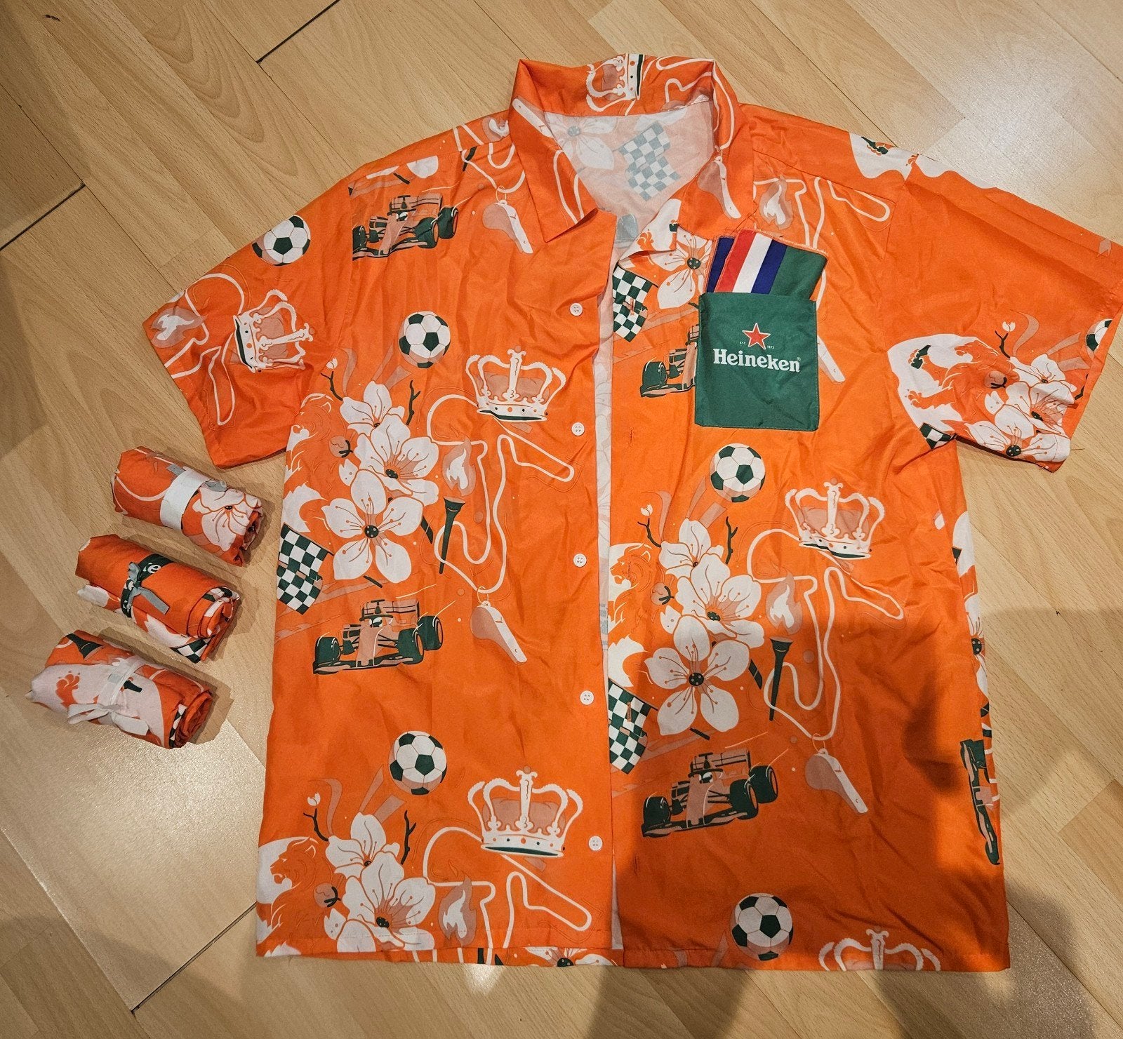 Heineken Formule 1 Oranje Shirts - Nieuw, Ophalen of Verzenden, Nieuw, Kleding, Heineken