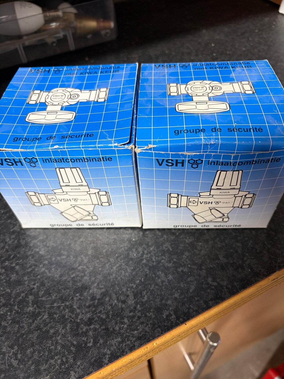 2 x VSH Inlaatcombinatie met KIWA Keur - Nieuw in doos, Ophalen of Verzenden, Nieuw, Koper, Overige typen