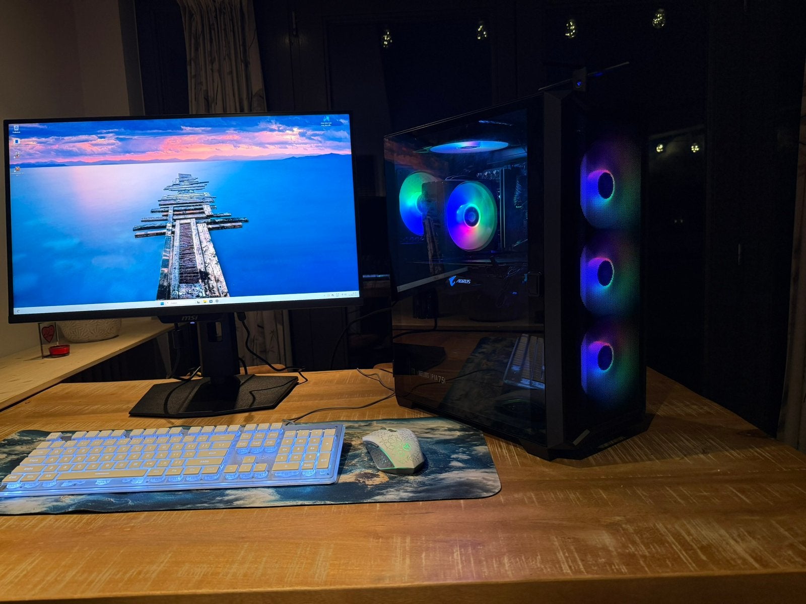 Complete gaming pc intel i9 11900k met 4k 27 inch, Ophalen of Verzenden, Zo goed als nieuw, Gaming, SSD