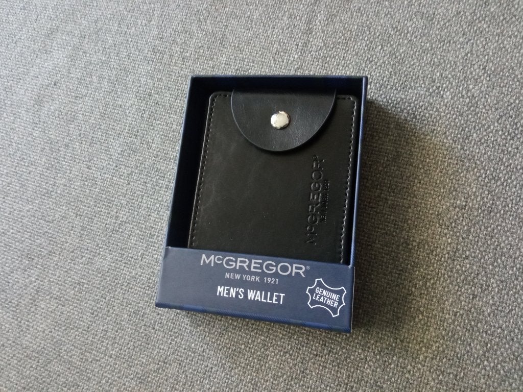 Mc Gregor portomonee zwart leer nieuw, Overige merken, Verzenden, Zwart, Nieuw