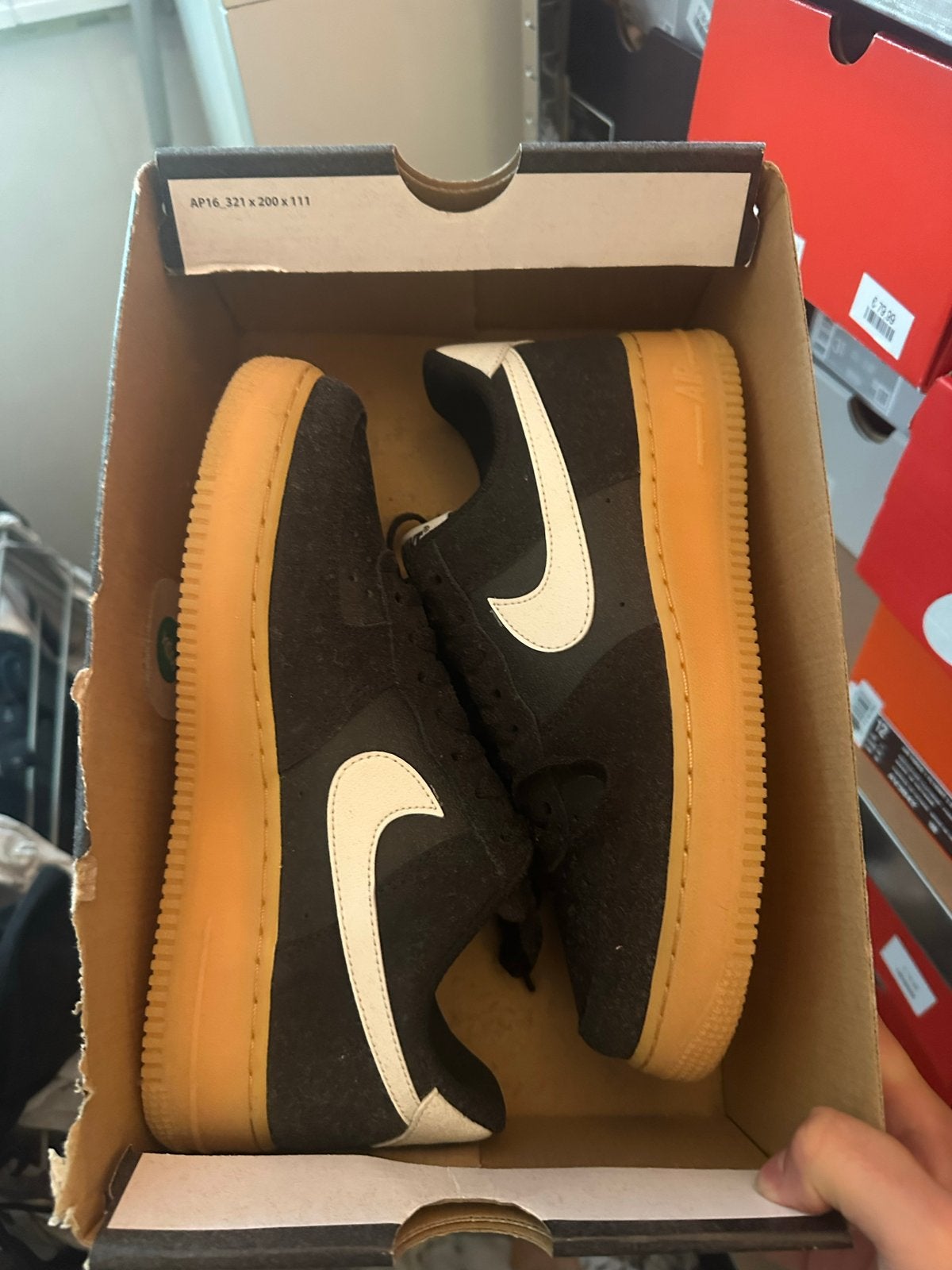 Nike Air Force 1 '07 LV8 Zwart/Wit - Maat 39, Ophalen of Verzenden, Nieuw, Zwart