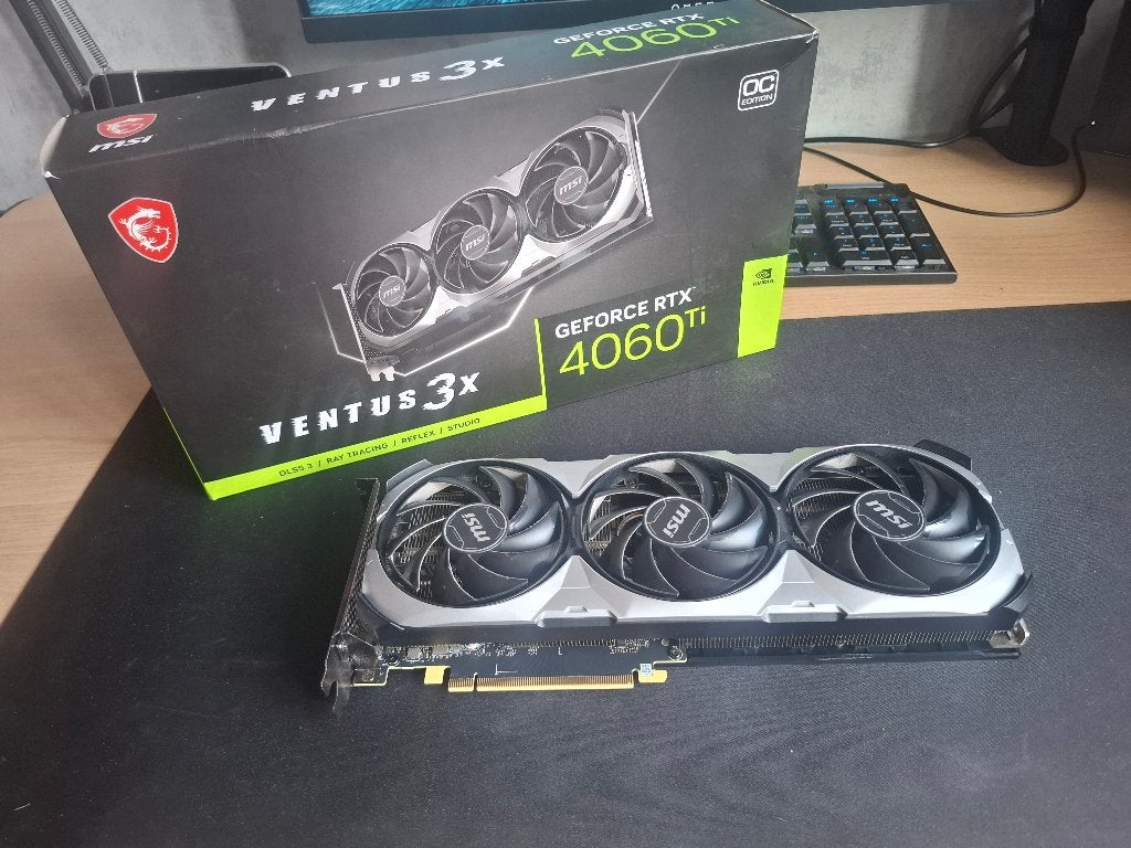 MSI RTX 4060 TI 8gb, GDDR6, PCI-Express 4, Ophalen of Verzenden, Zo goed als nieuw
