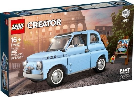LEGO 77942 Creator Expert Fiat 500 (Licht Blauw), Lego, Nieuw, Ophalen of Verzenden, Compleet