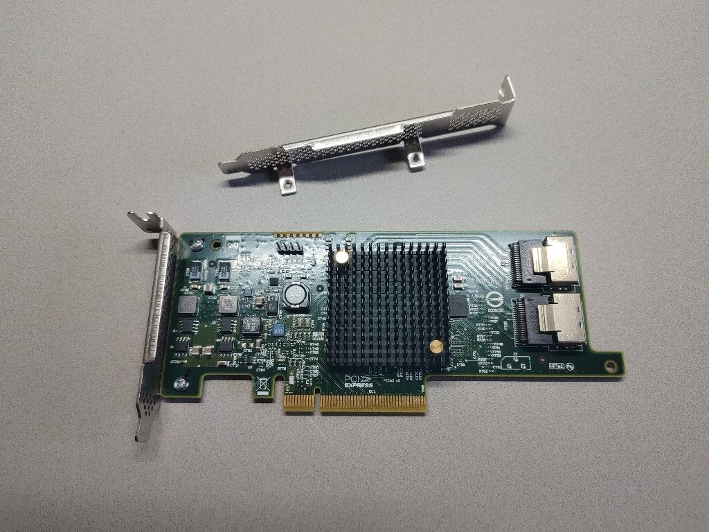 LSI 9207-8i SAS/SATA HBA Controller in IT mode, Computers en Software, Ophalen of Verzenden, Gebruikt, Intern, SATA