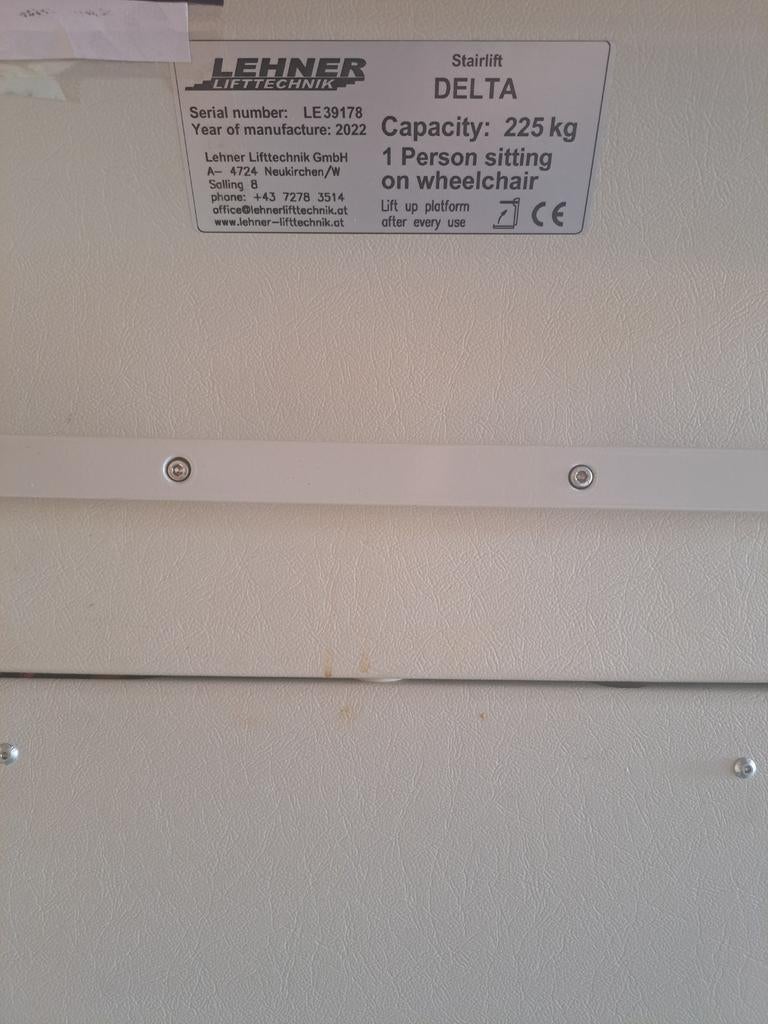 Traplift te koop, Ophalen