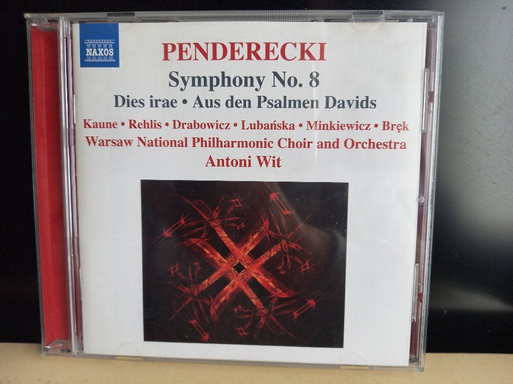 Penderecki: Symphony No.8 Dies irae- aus den Psalmen Davids, Ophalen of Verzenden, Modernisme tot heden, Zo goed als nieuw, Overige typen