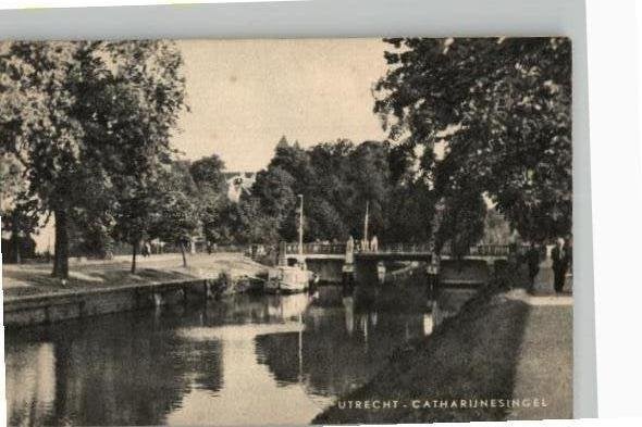 Utrecht 4 kaarten  meest gelopen, Verzamelen, Ophalen of Verzenden, 1940 tot 1960, Gelopen, Utrecht