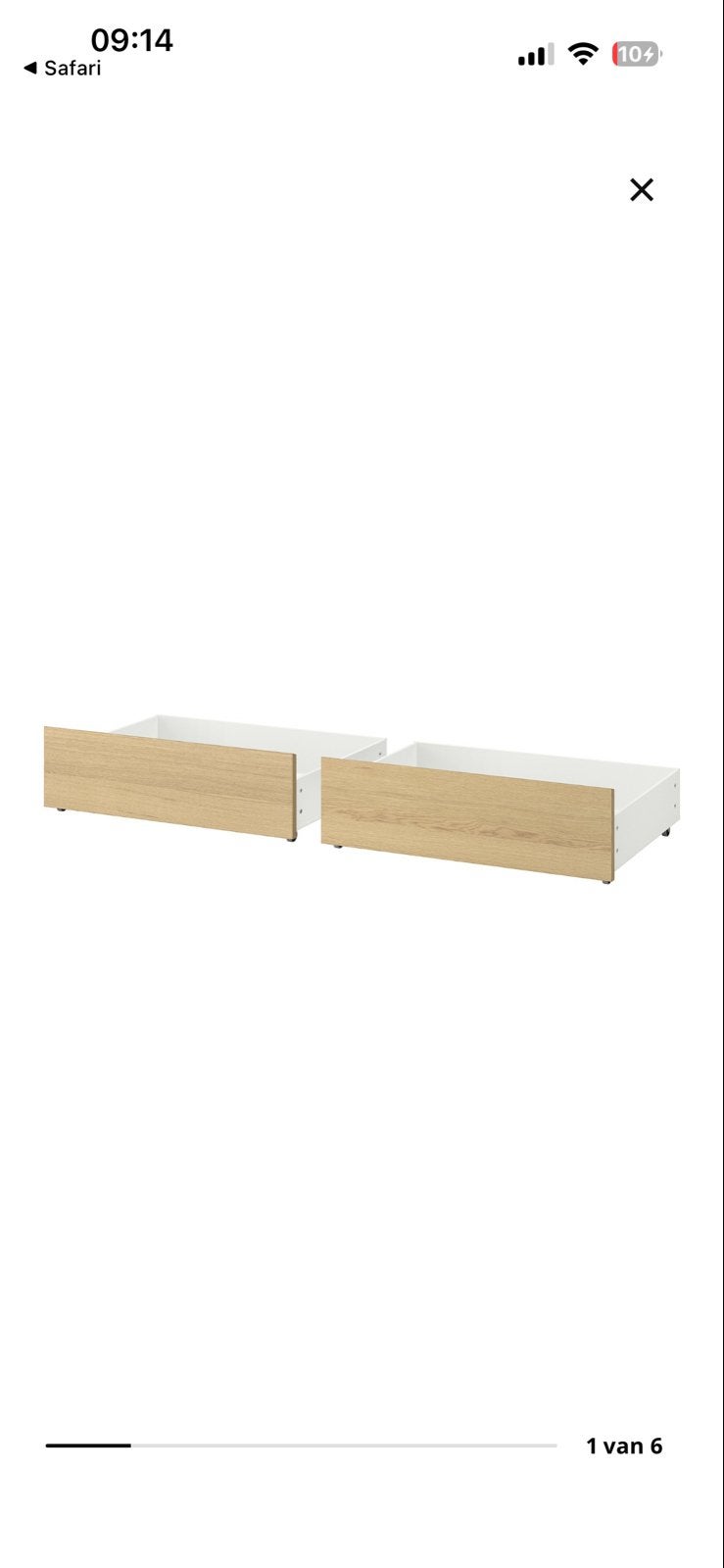 Gratis 3 IKEA Malm bedlades - Ophalen in Maastricht, Huis en Inrichting, Slaapkamer | Bedden, Gebruikt, Tweepersoons, 140 cm, Hout