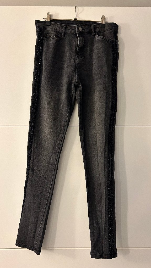 9th Avenue zwarte jeansbroek, 9th Avenue, Zwart, Maat 42/44 (L), Ophalen of Verzenden