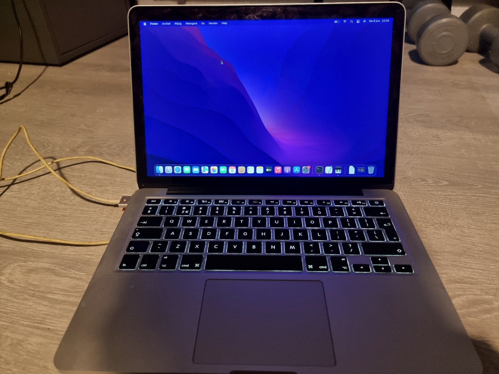 MacBook 2015 pro goede conditie, Computers en Software, Apple Macbooks, MacBook Pro, 2 tot 3 Ghz, Qwerty, 8 GB