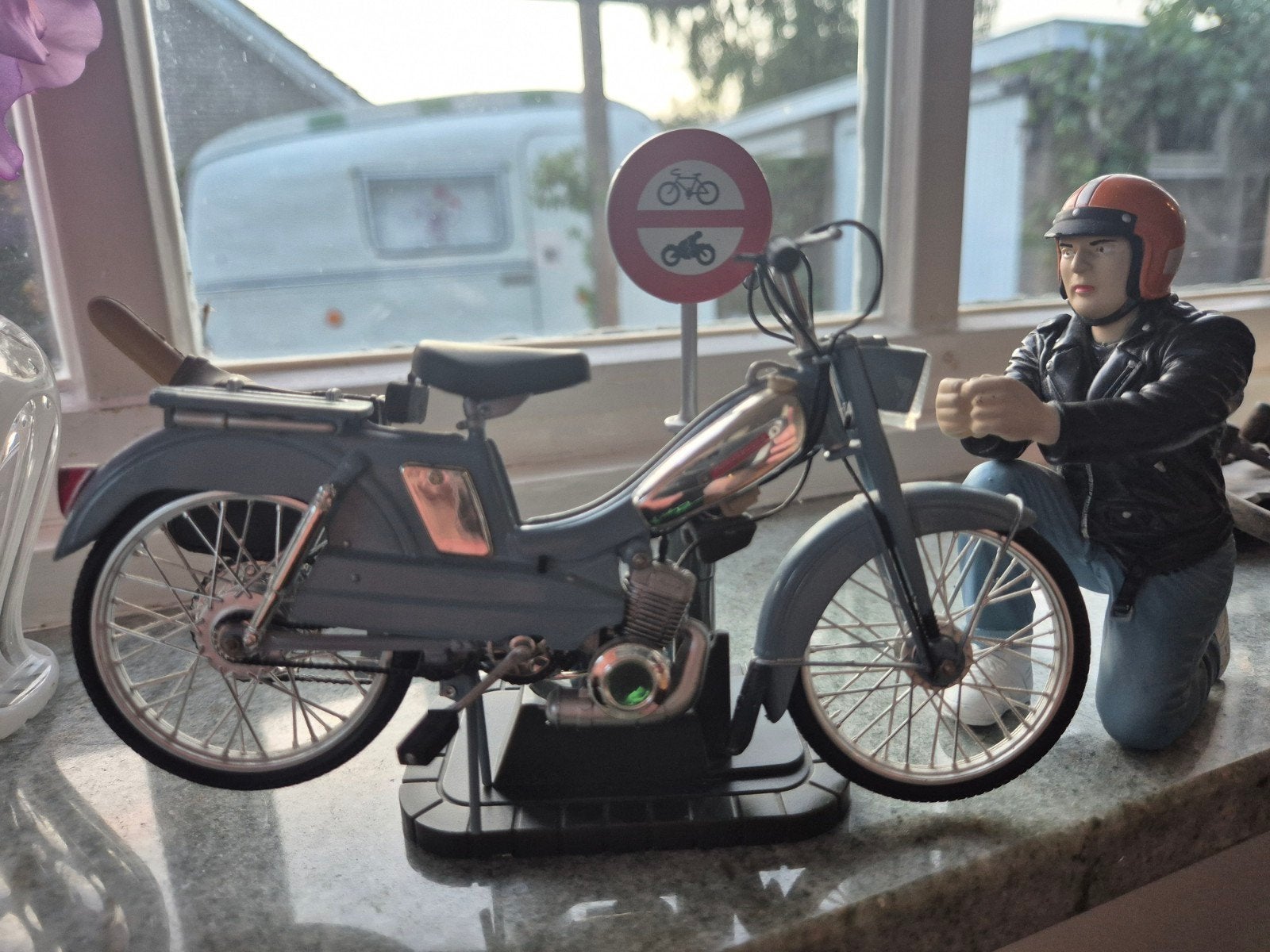 Motobecane/Mobylette schaalmodel, Overige merken, Gebruikt, Ophalen of Verzenden, Groter dan 1:32