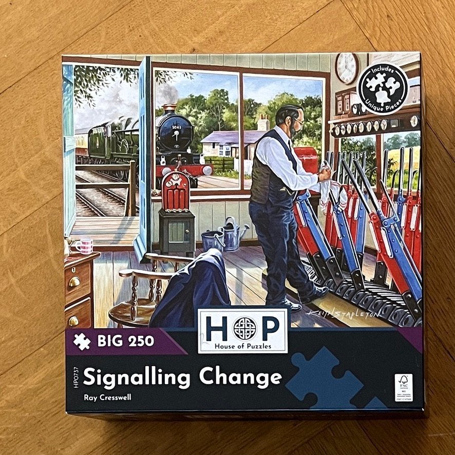 Signalling Change legpuzzel, Ophalen of Verzenden, 500 t/m 1500 stukjes, Zo goed als nieuw