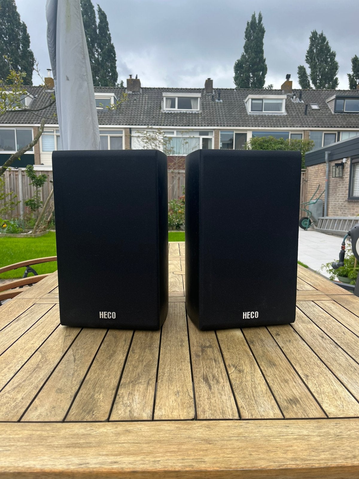 Heco victa 301 speaker set, 120 tot 150 watt, Speakerset, Zo goed als nieuw, Ophalen
