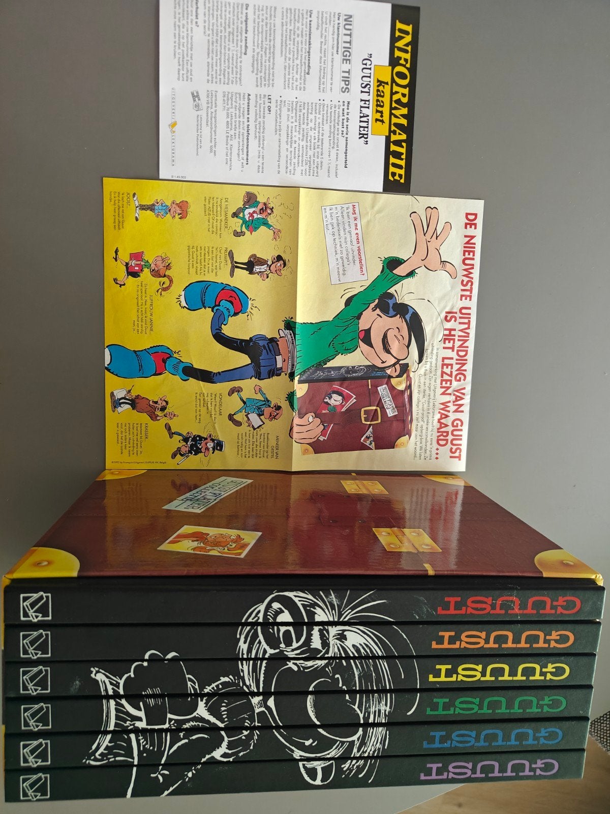 Guust Flater Collectie - Complete Serie (5 stripboeken), Complete serie of reeks, Ophalen of Verzenden, Zo goed als nieuw, André Franquin