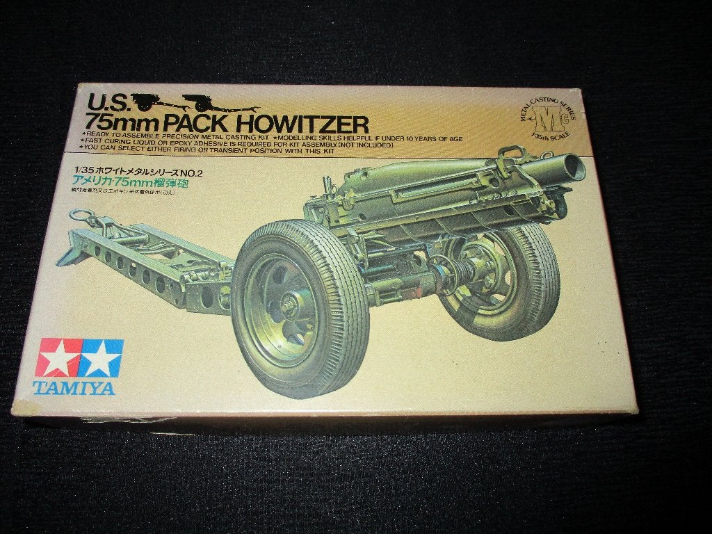 H-546,TAMIYA 1-35,NO,6502,U.S. 75mm Pack Howitzer, Ophalen of Verzenden, Nieuw, 1:35 tot 1:50