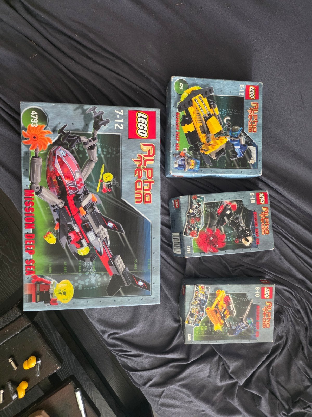 Lego Alpha Team Sets - 3 Sealed, 1 Open (4798), Ophalen of Verzenden