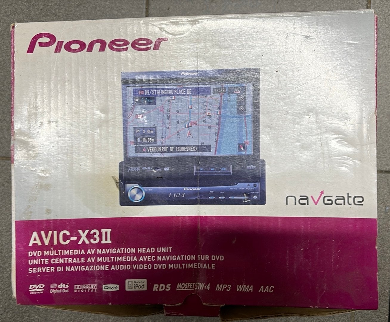 Pioneer Avic-x3 naviagatie, Verzenden, Gebruikt