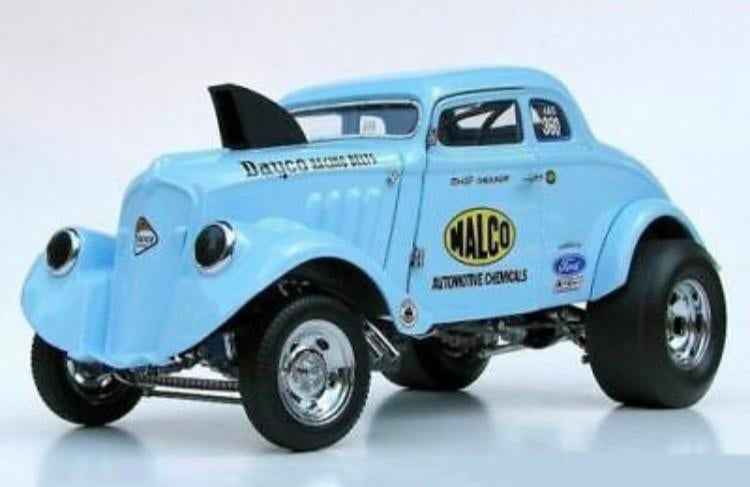 1l18 ford willys malco gasser s modelauto, Hobby en Vrije tijd, Modelauto's | 1:18, Ophalen of Verzenden, Nieuw, Auto, Overige merken