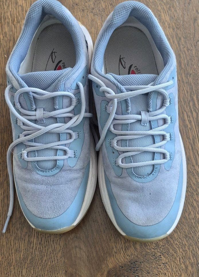 Gabor Rollingsoft schoenen maat 40.5 lichtblauw, Ophalen of Verzenden, Zo goed als nieuw, Blauw, Sneakers of Gympen