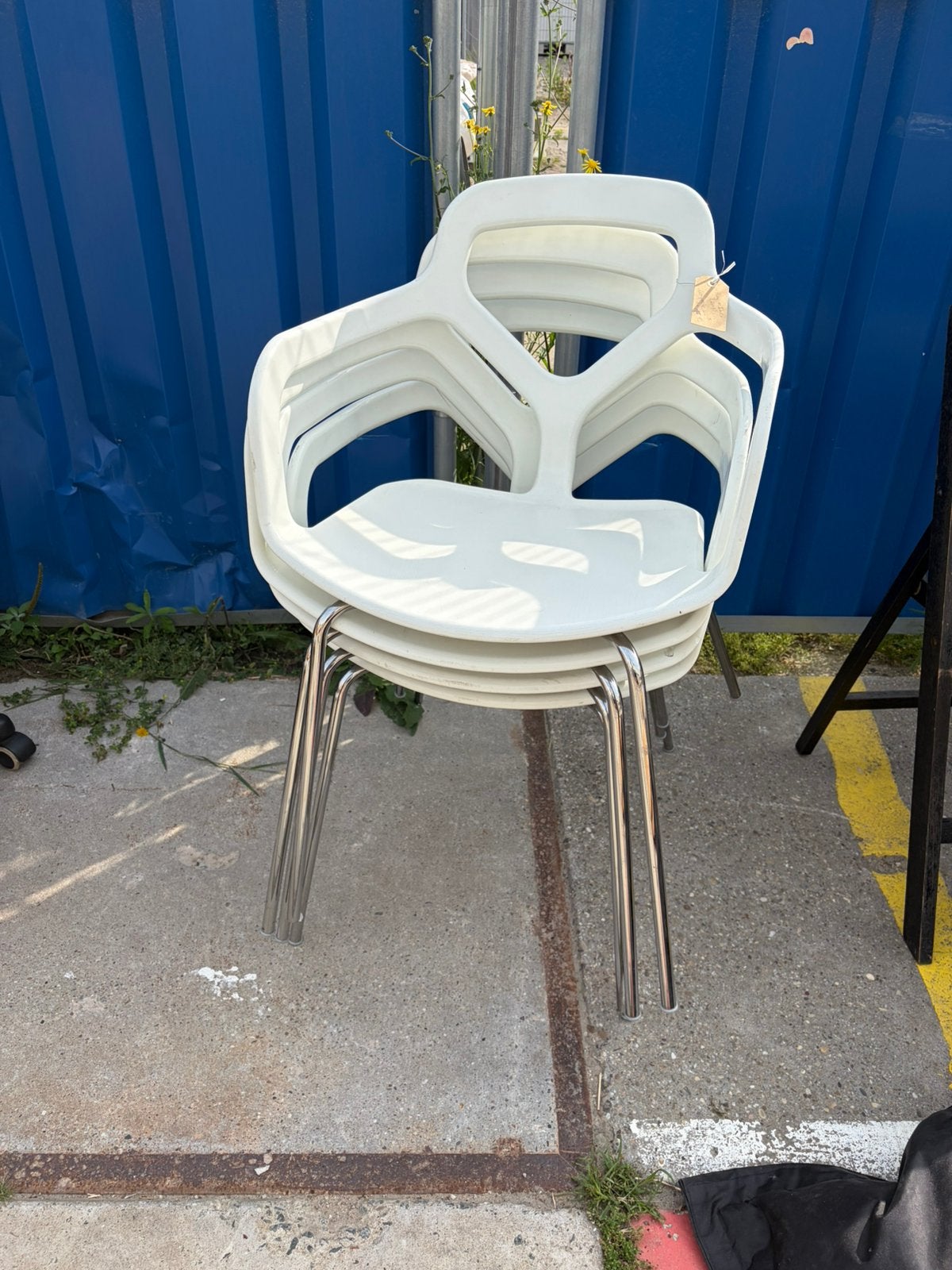 4 stuks Hay X Ikea (2017), Ophalen, Kunststof, Gebruikt, Wit