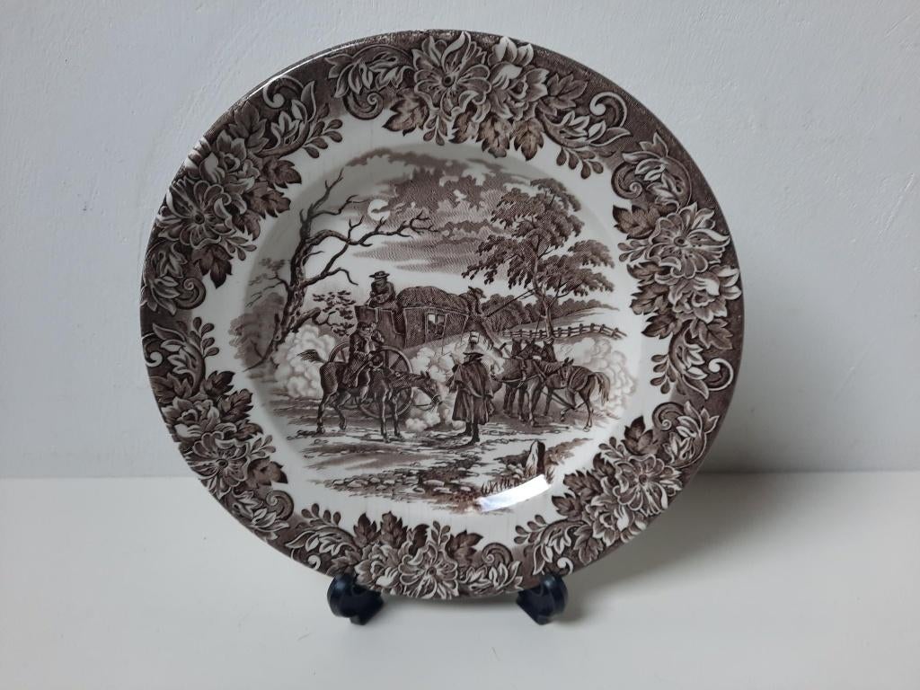 Staffordshire English Ironstone borden 6 stuks, Antiek en Kunst, Antiek | Servies los, Ophalen of Verzenden