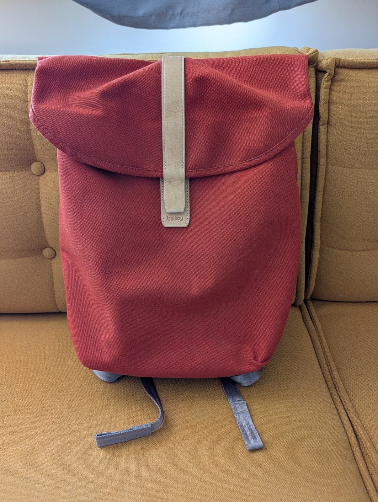Bellroy Slim Backpack - Red Ochre, Ophalen of Verzenden, Zo goed als nieuw, Overige merken