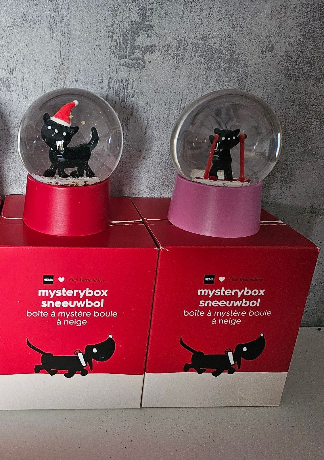 2 Siepie Sneeuwbollen - Mysterybox Editie, Ophalen of Verzenden, Nieuw, Meerkleurig, Kunststof