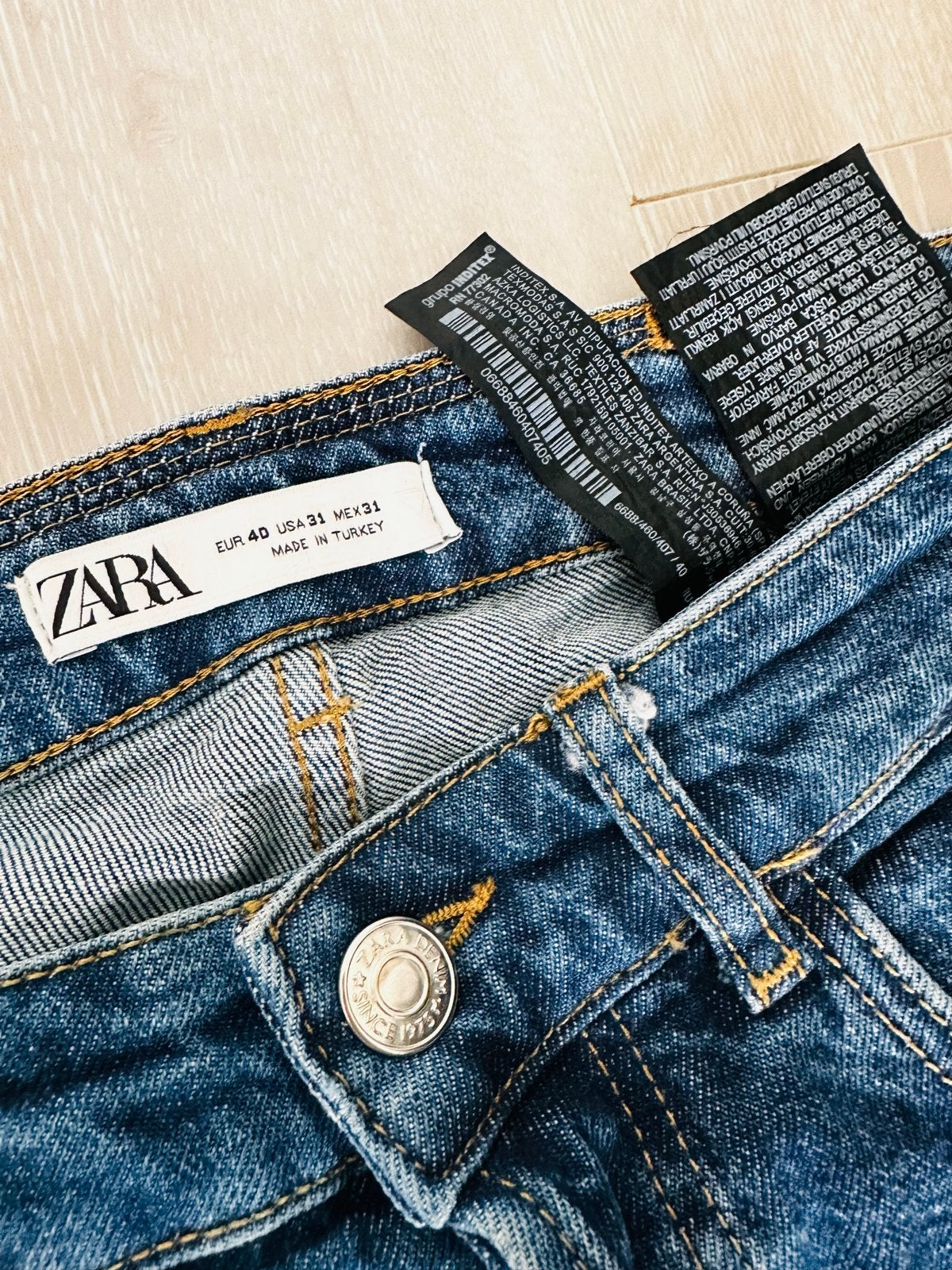 Zara Man Jeans Maat 40 Nieuw met Scheuren, Ophalen of Verzenden, Nieuw, Blauw, W40 - W42 (confectie 56/58)