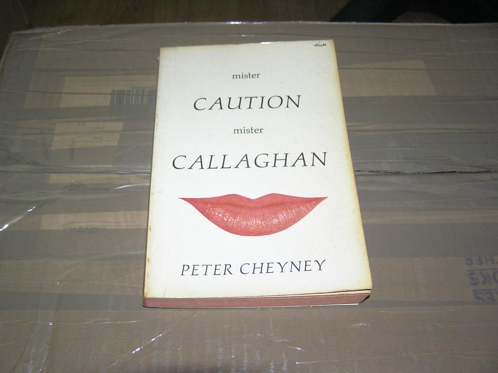  Mister Caution mister Callaghan -Peter Cheyney, Boeken, Ophalen of Verzenden, Gelezen, Peter Cheyney