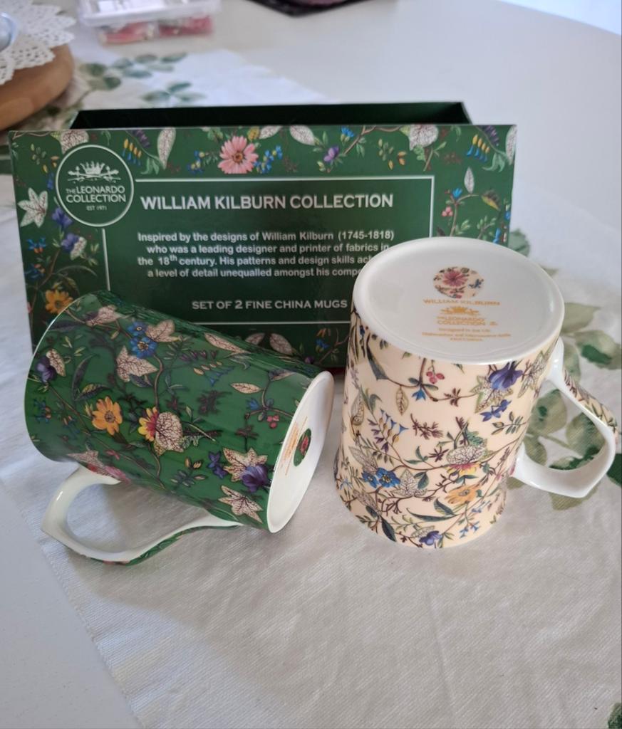Nieuwe William Kilburn Collection bekers - Set van 2, Ophalen of Verzenden