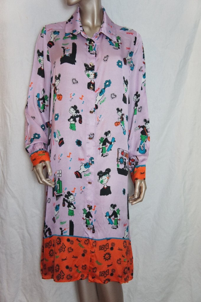 CAROLINE BISS jurk maat 42, Kleding | Dames, Jurken, Maat 42/44 (L), Zo goed als nieuw, Onder de knie, Meerkleurig
