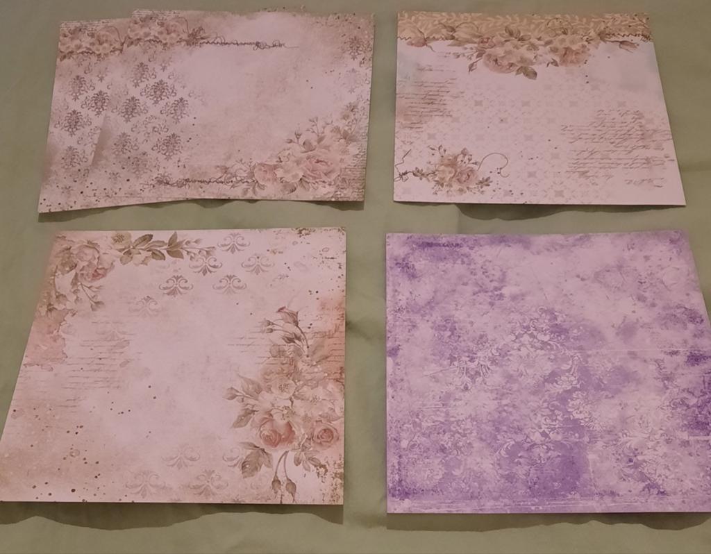 Setje vintage papier, Ophalen of Verzenden, Gebruikt, Papier of Karton, Overige merken