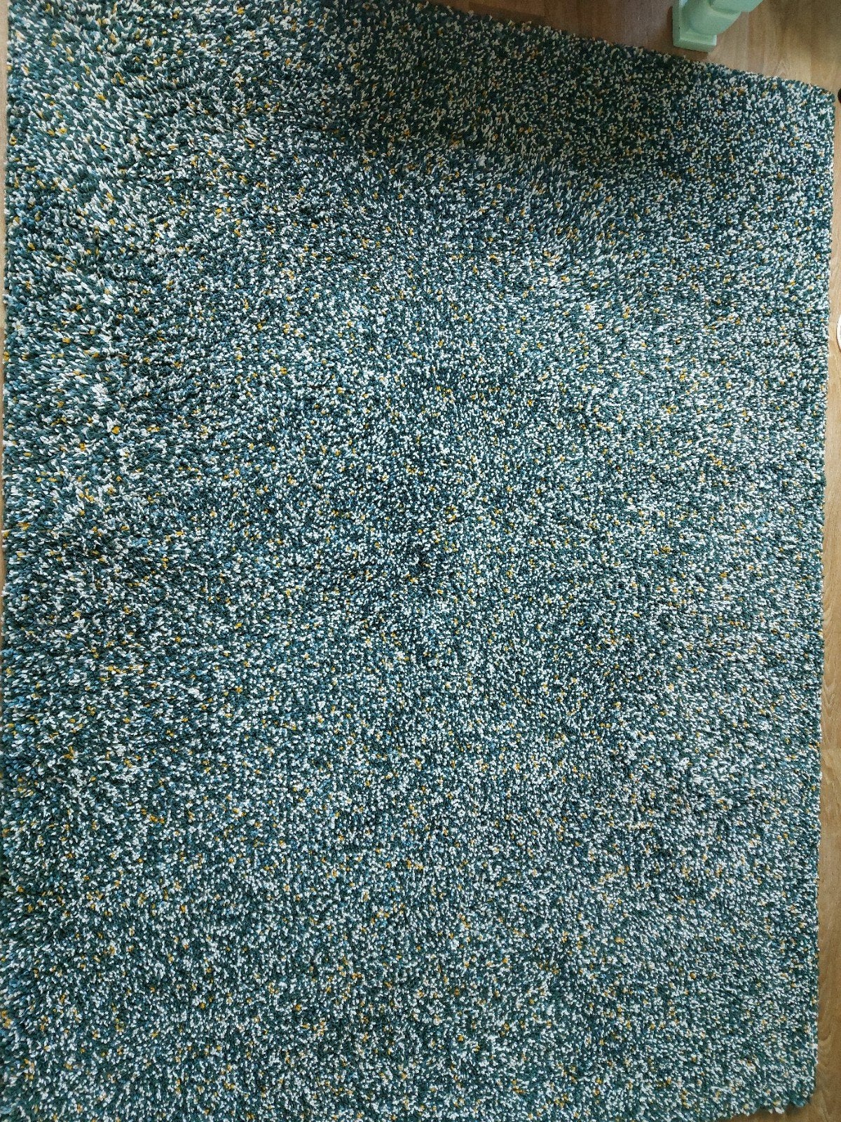 IKEA VINDUM hoogpolig vloerkleed 170x230 cm, Ophalen, 200 cm of meer, Zo goed als nieuw, Groen