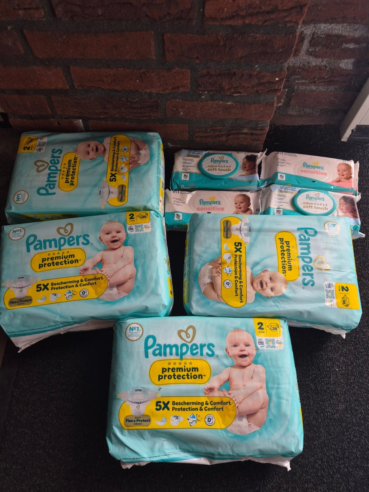 Pampers Premium Protection en Sensitive luiers, Ophalen, Nieuw