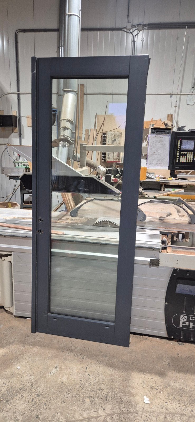 Enkele tuindeur 2328x875 met HR++ glas (niet compleet), Ophalen, Gebruikt, 80 tot 100 cm, 215 cm of meer