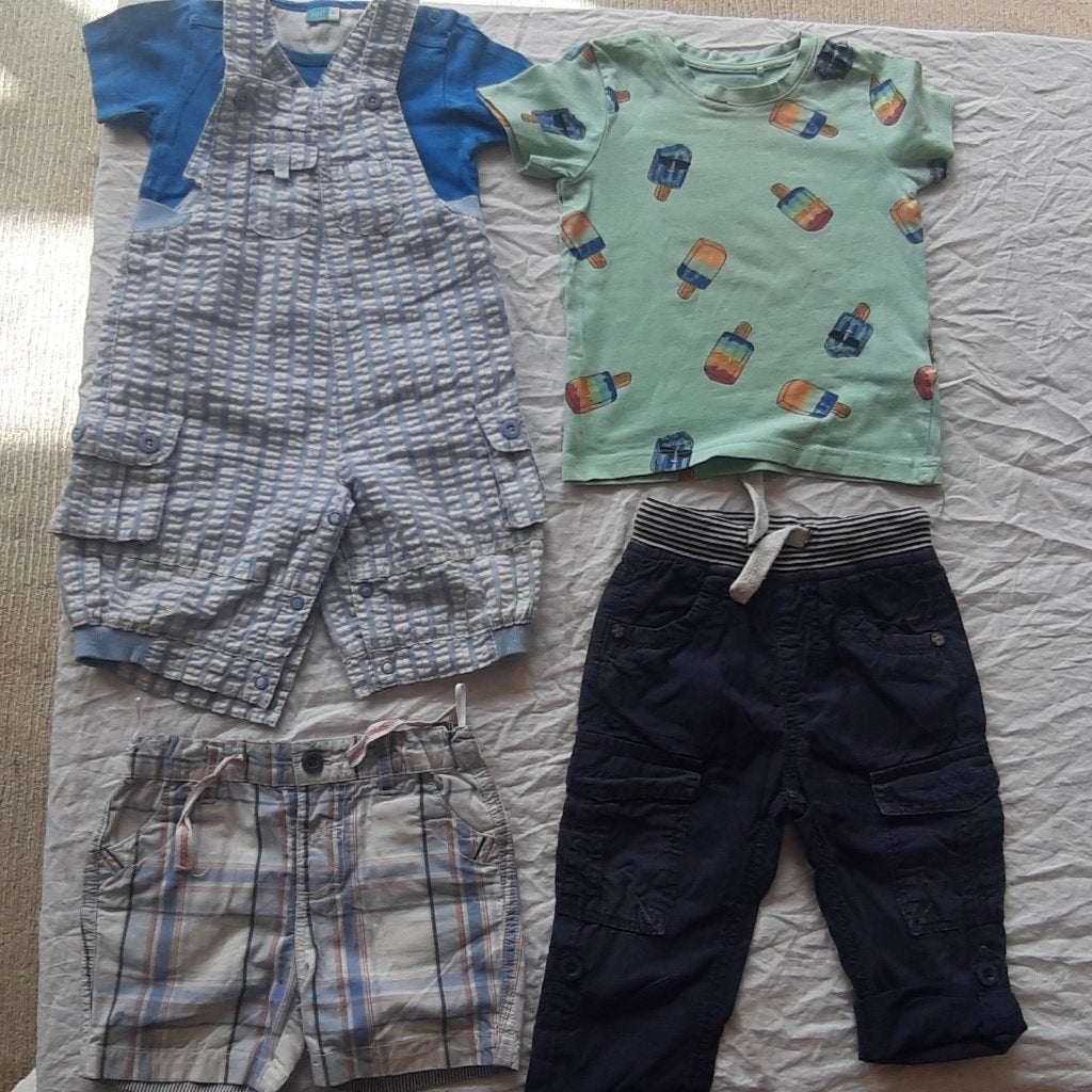 zomer kleding pakket jongens mt 74, Ophalen of Verzenden, Gebruikt, Jongetje, Setje